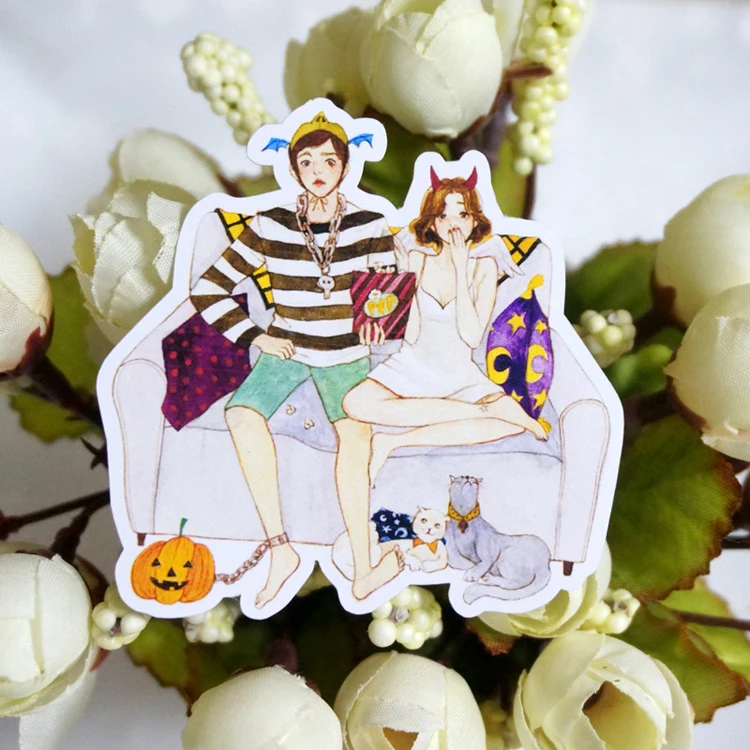 18 шт девушка и пара Стикеры s ремесла Скрапбукинг детские игрушки декоративная