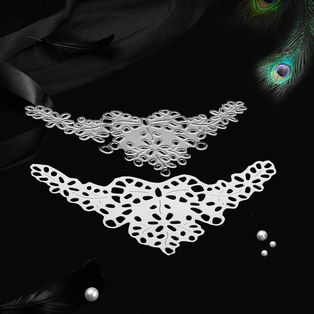 Пустотелые кружевные металлические Вырубные штампы для рукоделия рельефное