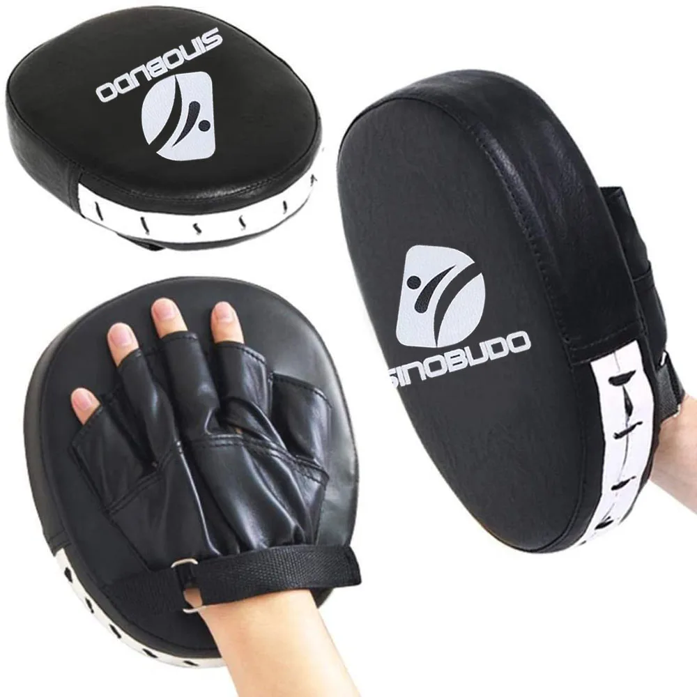 Black Red Boxing Gloves /Mitts Pads for Muay Thai Kick Boxer MMA Training PU foam Karate boxer target Pad |