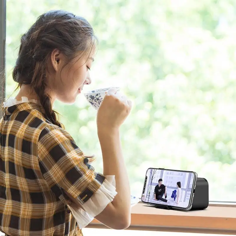 Зеркальный будильник светодиодные цифровые часы Bluetooth колонка с светодиодный