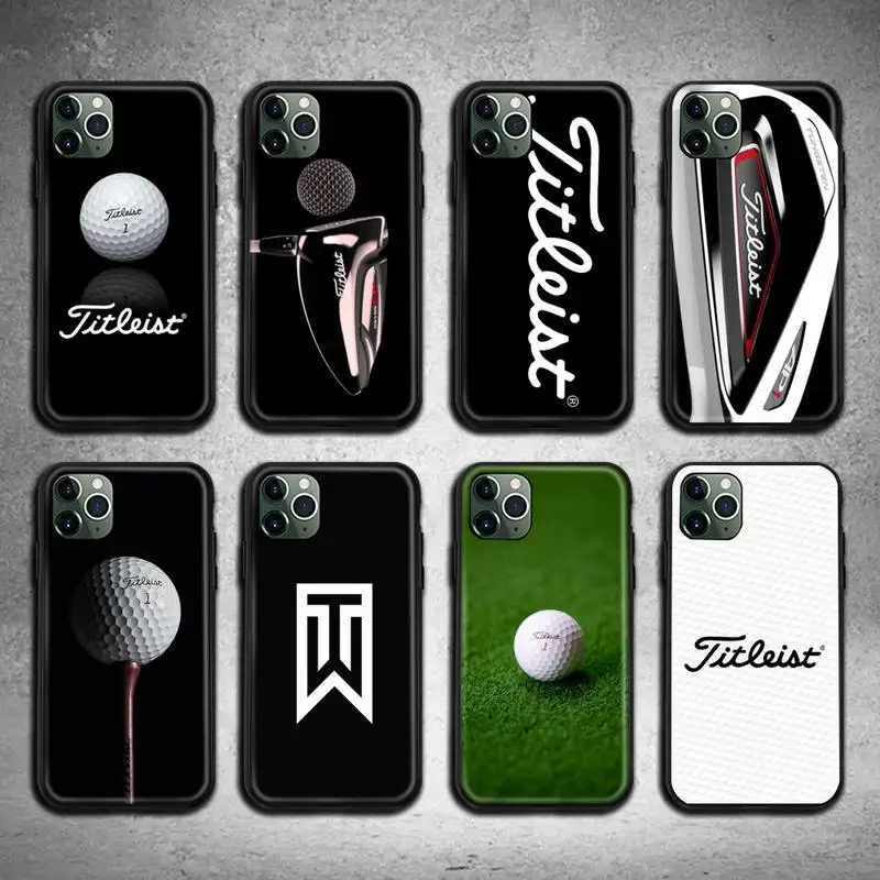 Гольф бренд titleists Чехол для мобильного телефона iphone 12 11 Pro Max Мини XS 8 7 6 6S Plus X 5S SE 2020