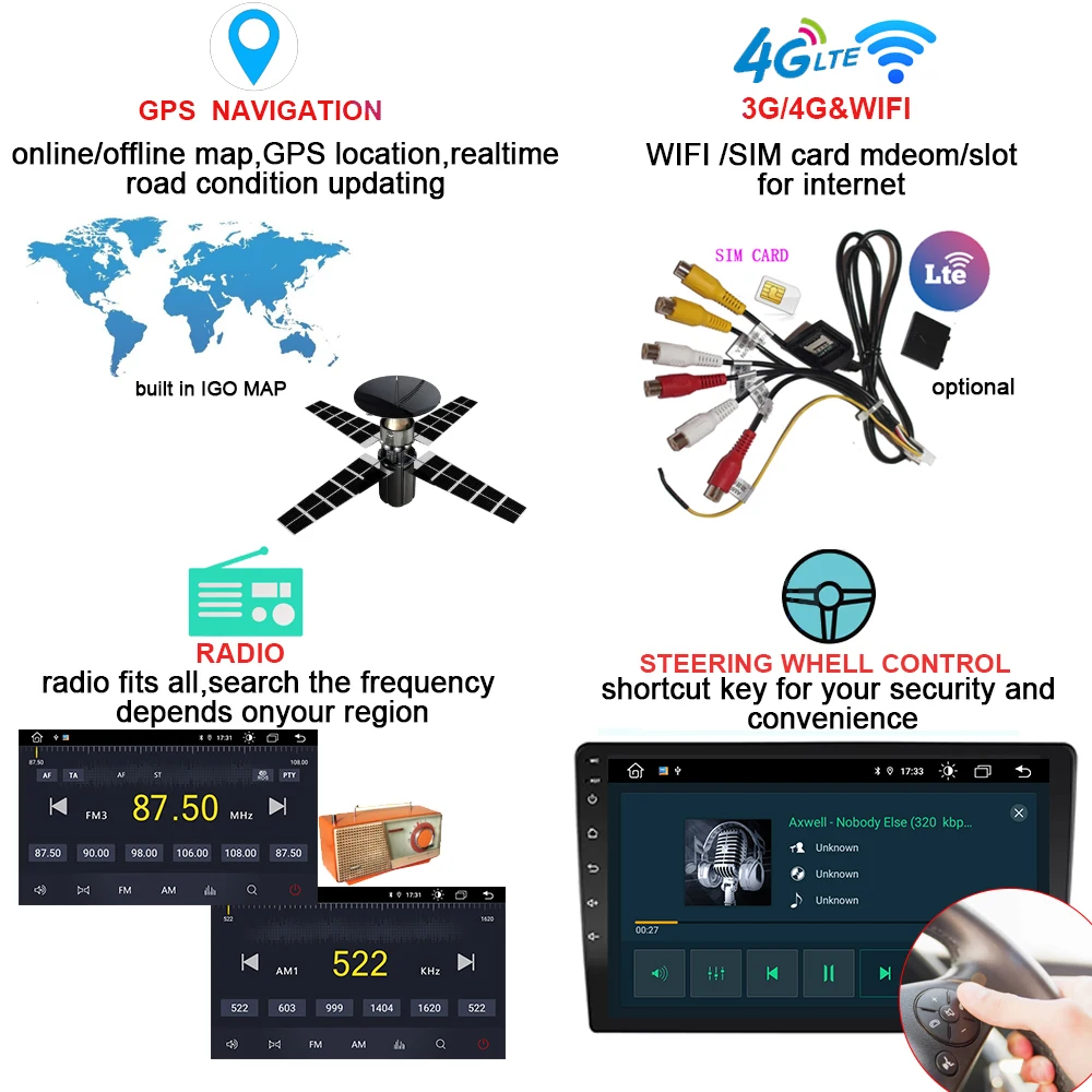 Автомобильный DVD плеер на Android 10 для Toyota RAV 4 2013 2014 2015 2016 2017 2018 1 дюйма автомобильное