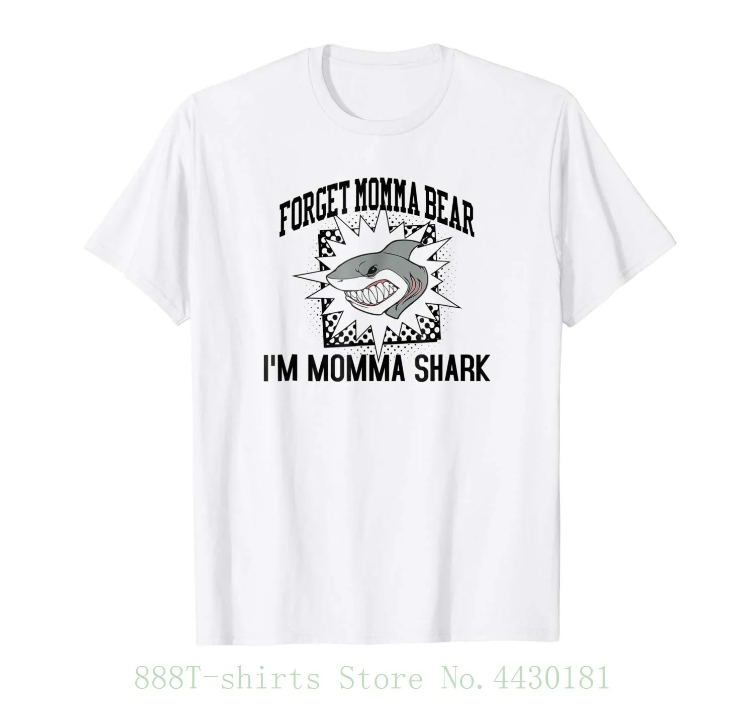Женская футболка забудьте о маме медведе I'm Momma Shark Забавные футболки с акулами
