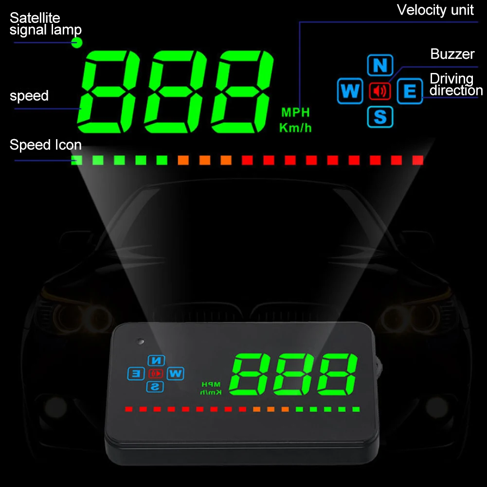 Ясный проектор Автомобильная голова манекена цифровой автоматически HUD gps
