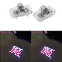 for nissan gtr car door logo courtesy projector lights welcome lights ghost shadow lamps for gt r nismo r34 r35 car accessories