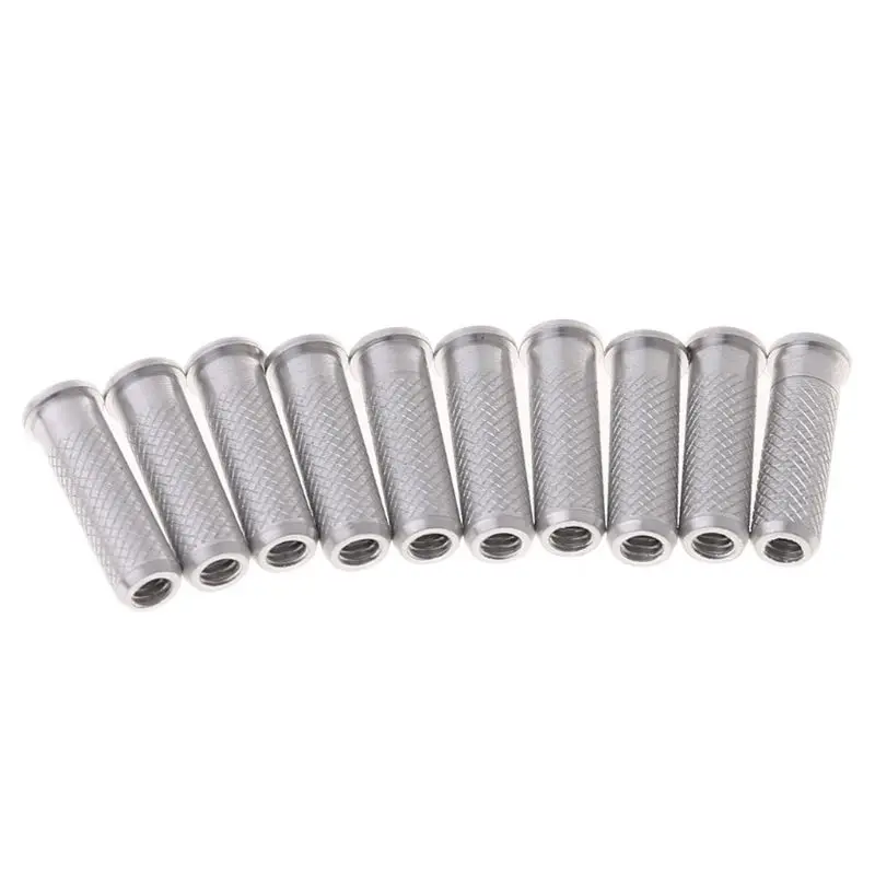 

10pcs Aluminum Arrow Shaft Hunting Archery Carbon Fiber Arrowhead Insert 6.2mm