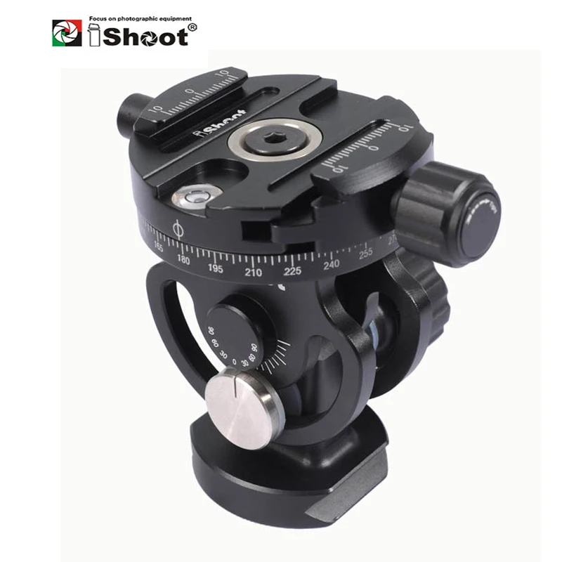 IShoot 2D 360 Вращающаяся шаровая Головка Для Камера штатив монопод Ballhead Quick Release Plate
