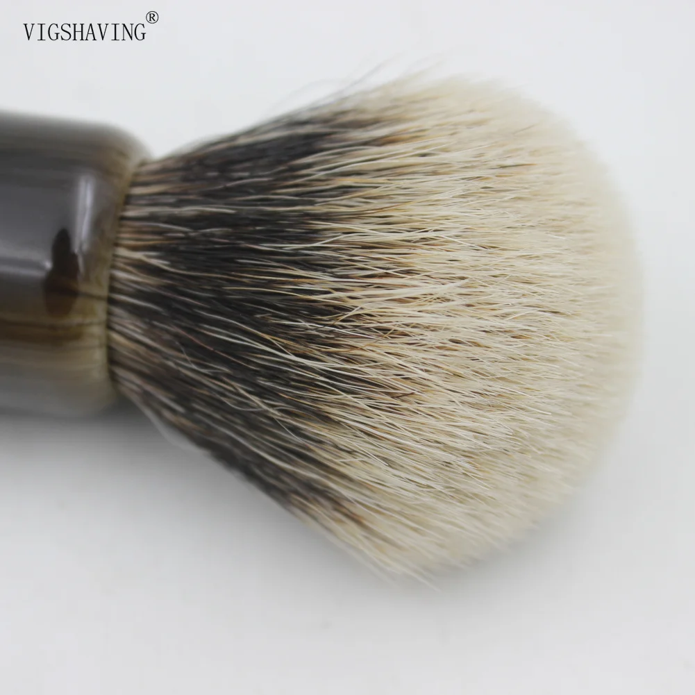 VIGSHAVING помазок Смола Ручка finest две группы барсук волос Кисточки для бритья|shaving