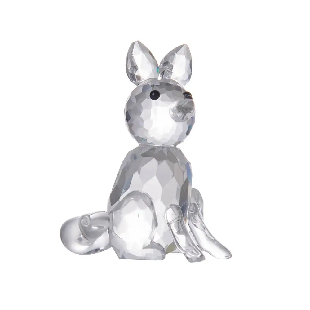 

Милое Хрустальное животное из лисьего стекла, украшение для дома, аксессуары для гостиной, персонализированный подарок, 2019