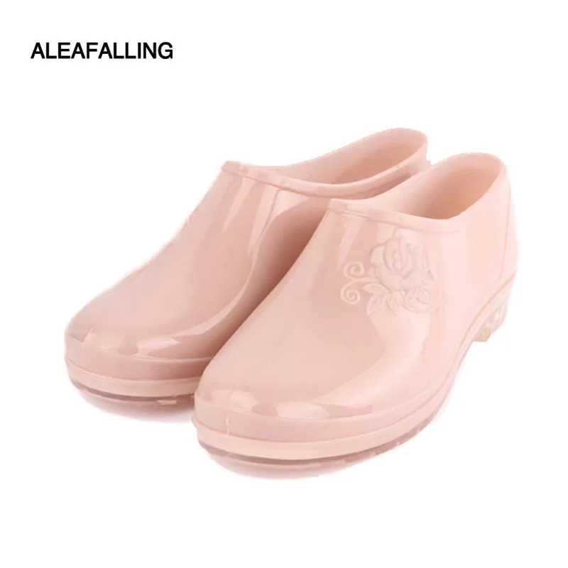 Aleafalling на лодыжке в классическом стиле Резиновые сапоги теплые британском