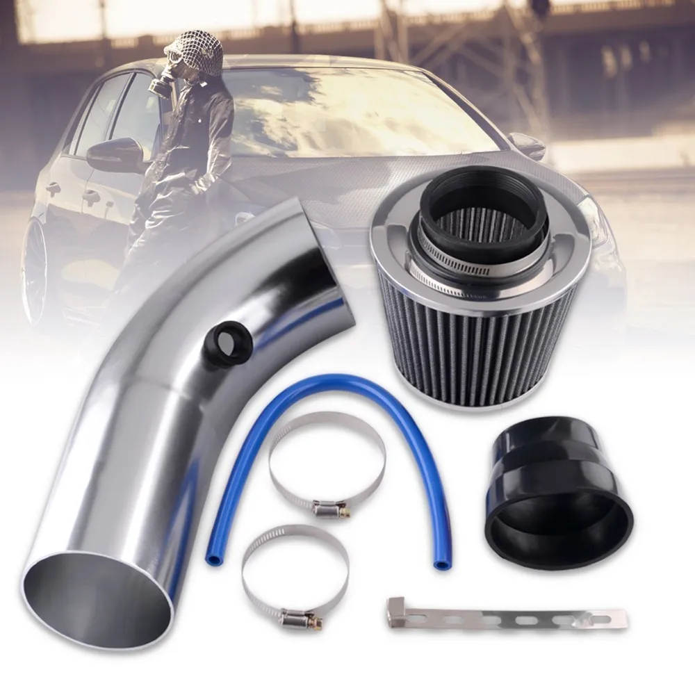 Универсальный впускной воздушный фильтр 3 дюйма/76 мм впускная труба двигателя