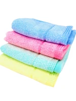 facecloth bamboo fiber towel soft beauty face towel comfortable child towel wood fiber child towel hairdressing