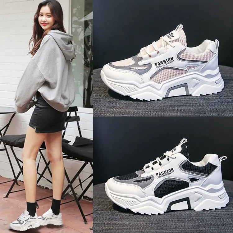 

2020 spring casual sports shoes female Korean student old shoes women's shoes