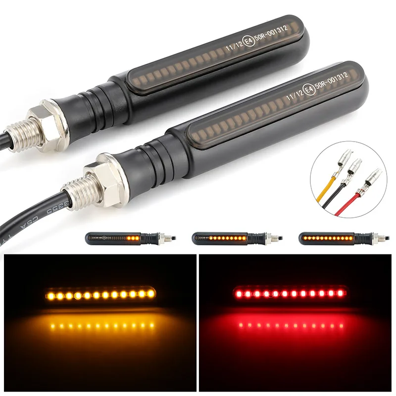 

Светодиодный поворотник для мотоцикла, 2 шт.