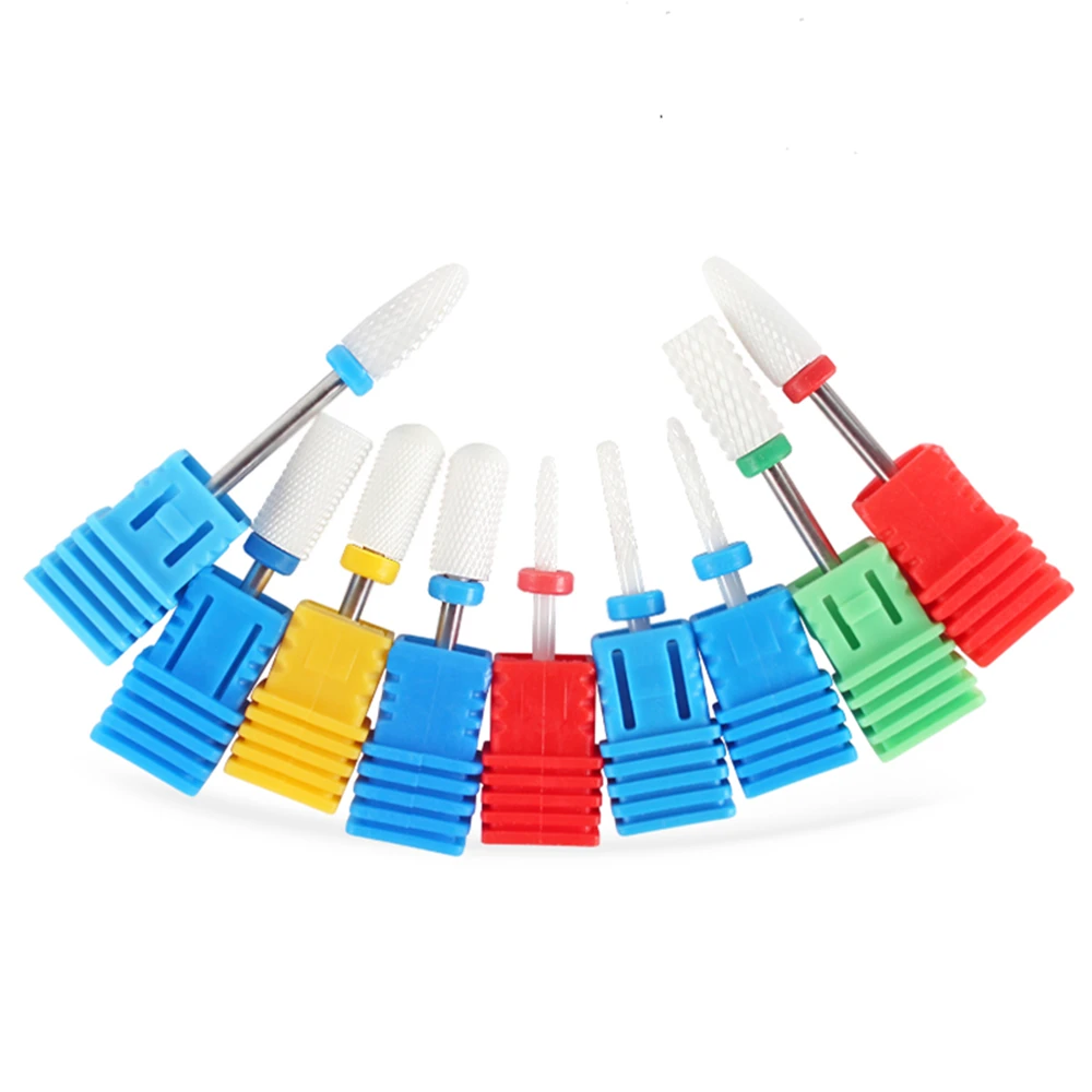 Керамические сверла для ногтей быстрое удаление лака электрическая фреза