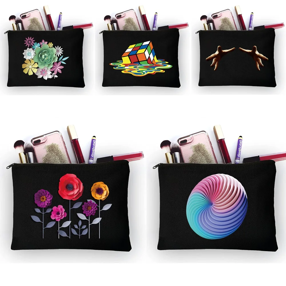 

Cosmetic Bag Cases Women Portable Makeup Bag Travel Storage Bag Toiletry Organize Pouch Wedding Party Bride Gifts Beauty Bag