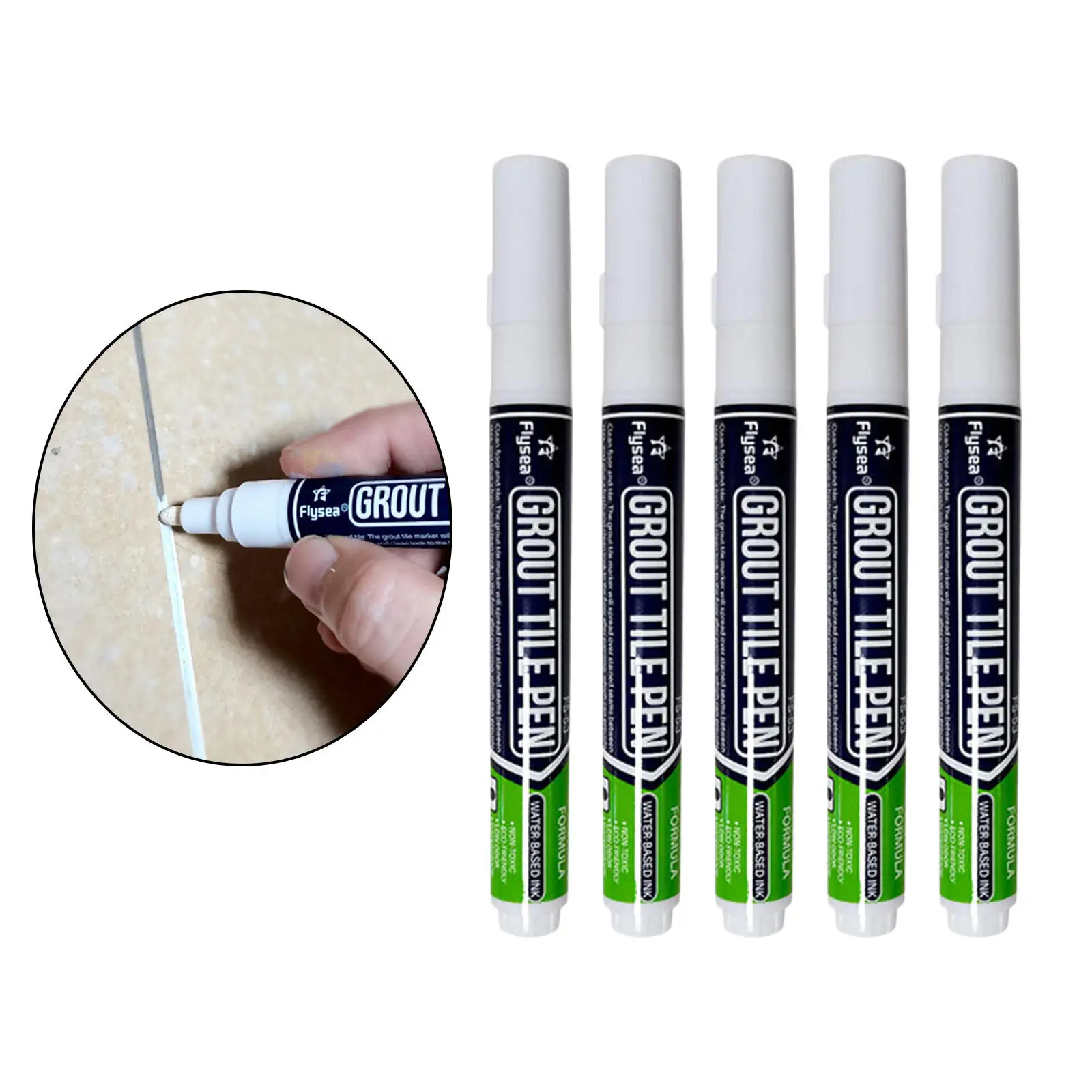 5x White Joint Pin Tiles Color Counter Washbasin Repair Gap | Обустройство дома