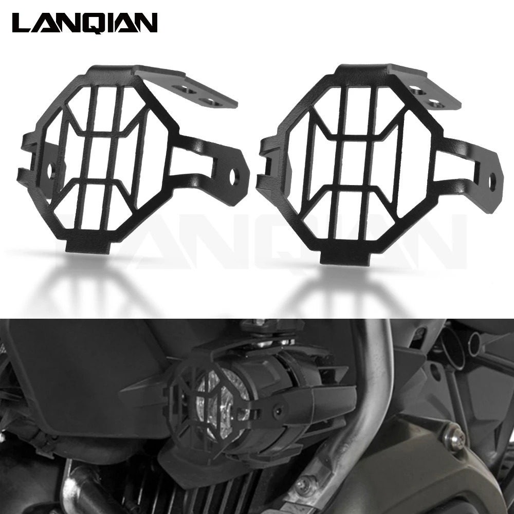 For BMW R1200GS F800GS Universal Motorcycle LED Fog Lights Lamp Protector Guard Covers R1200GS F800GS Adventure 2012 UP Parts For BMW R1200GS F800GS Universal Motorcycle LED Fog Lights Lamp Protector Guard Covers R1200GS F800GS Adventure 2012 UP Parts