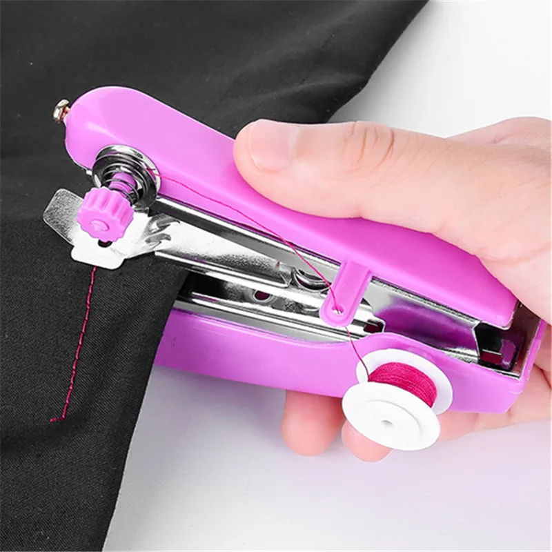 Новая портативная мини швейная машина для рукоделия ручная работа поделки