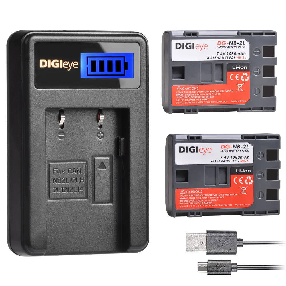 2 шт./упаковка фотокамера с аккумулятором и ЖК дисплеем для Canon PowerShot G7 G9 VIXIA HF R10 R100