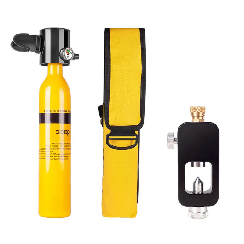 

Diving System Mini Scuba Diving Tank Cylindrical Scuba Diving Tank with Oxygen Scuba Diving Equipment