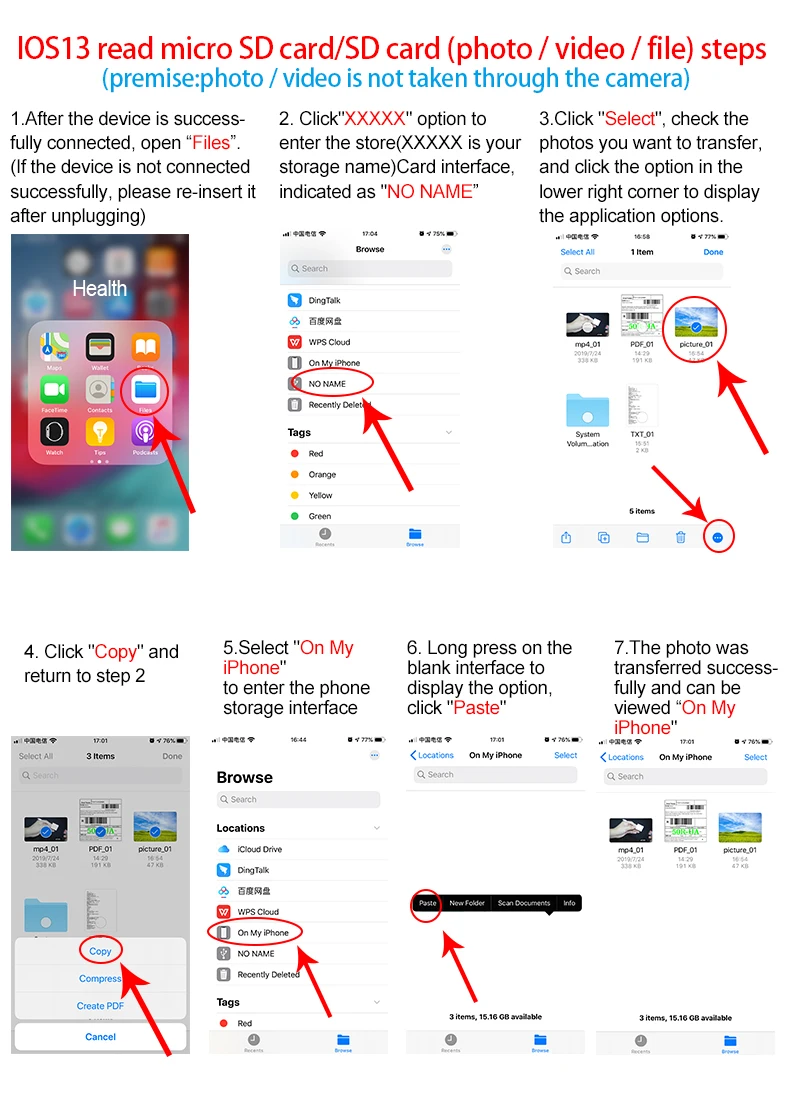 UTHAI C27 кард-ридер для SD-Lightning смарт-камера SD карта памяти адаптер для iPhone iPod Apple карты памяти использовать не нужно приложение
