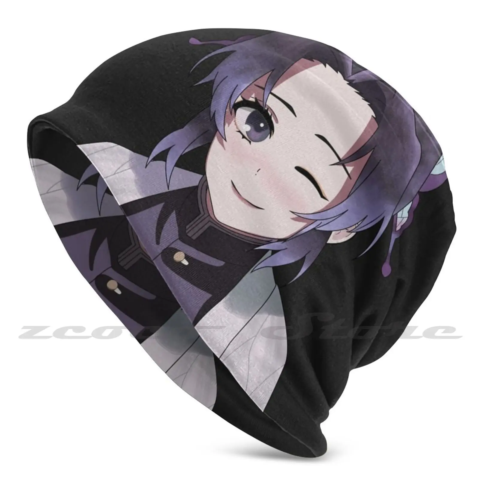 

Kochou Shinobu Knit Hat Elastic Soft Personalized Pattern Present Cap Demon Kimetsu No Yaiba Guardians Of The Night Tanjiro