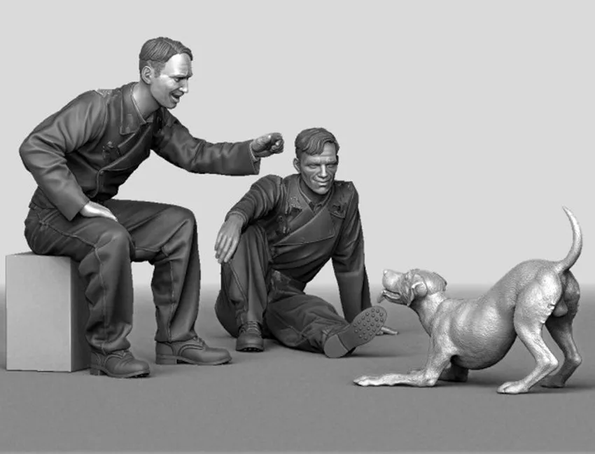 1/35 набор Несобранных неокрашенных моделей фигурок из смолы // 1005|Наборы для