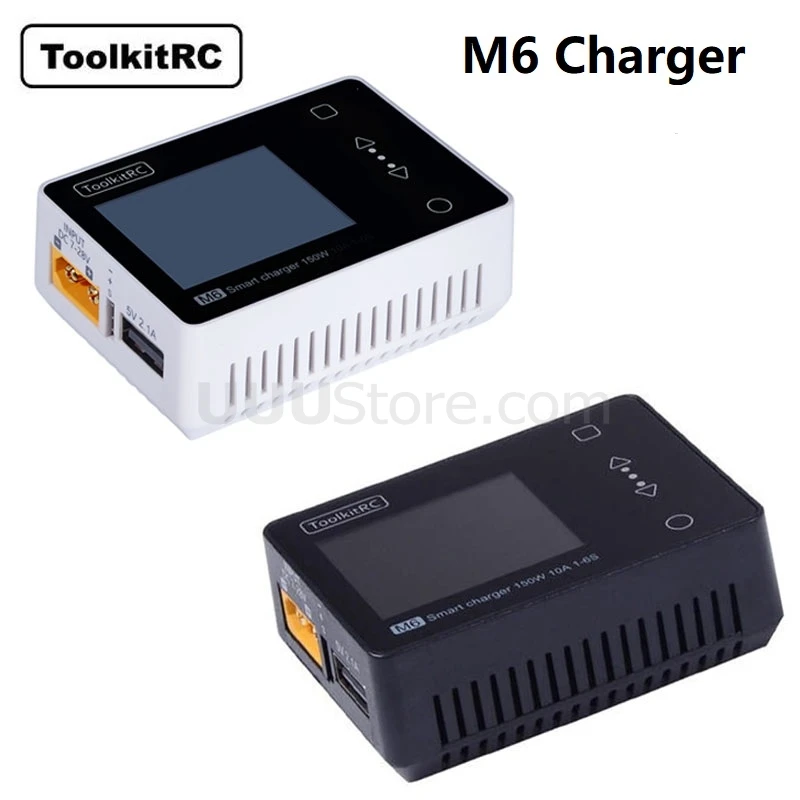 ToolkitRC M6 150 Вт 10A 2 6S Мини карманная модель зарядное устройство сервопривод баланс