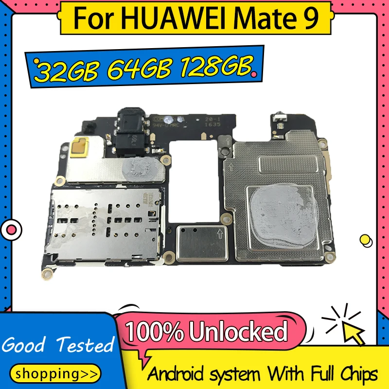 Оригинальная протестированная Рабочая плата для материнской платы HUAWEI Mate 9