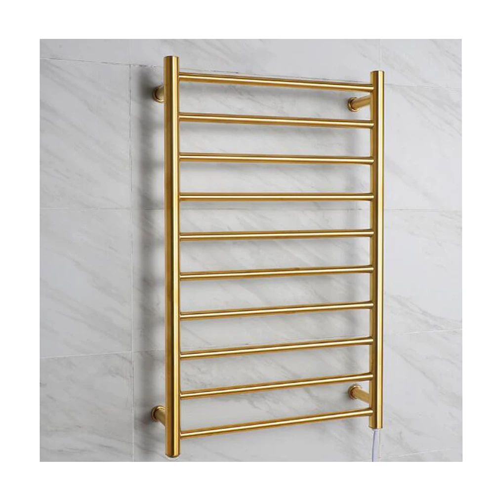 Новинка роскошный полотенцесушитель с подогревом из розового золота