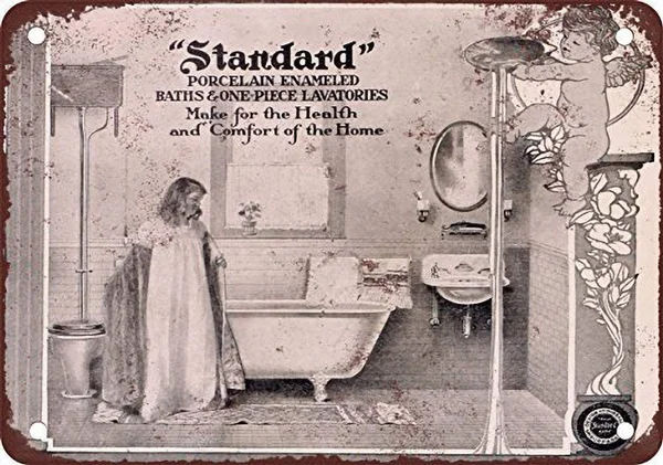 Стандартные фарфоровые светильники жестяная вывеска художественное настенное