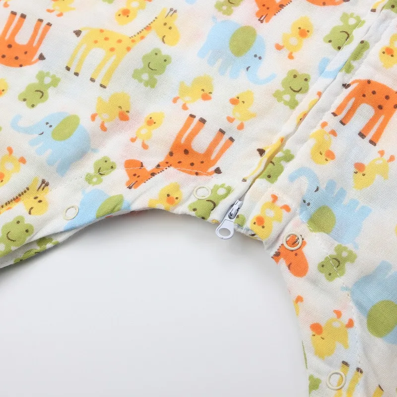 

2020 Cotton Muslin Sleeping Bag Baby Sleep Sack Summer Sleepsacks Baby Kids Sleeping Bag Sleepwear Clothing for Kids 0-5 Years