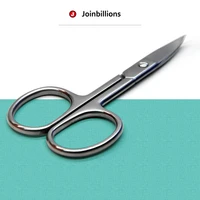 stainless steel beauty makeup tools eyebrow cuticle cutter curved blade facial hair scirrors