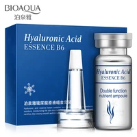 bioaqua 10pcsset hyaluronic acid serum moisturizing vitamins e facial moisturizing anti wrinkle aging collagen day