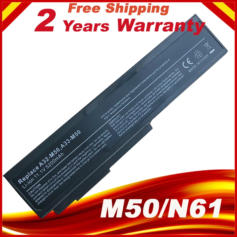 Аккумулятор для ASUS N61 N61J N61D N61V N61VG N61JA N61JV M50s N43S N43JF N43JQ N53 N53S | Компьютеры и офис