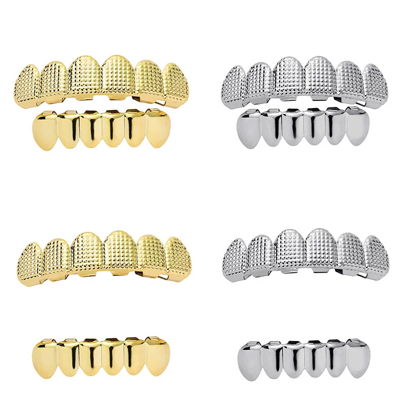 Набор накладных зубов для мужчин и женщин ювелирные изделия в стиле хип хоп с 6