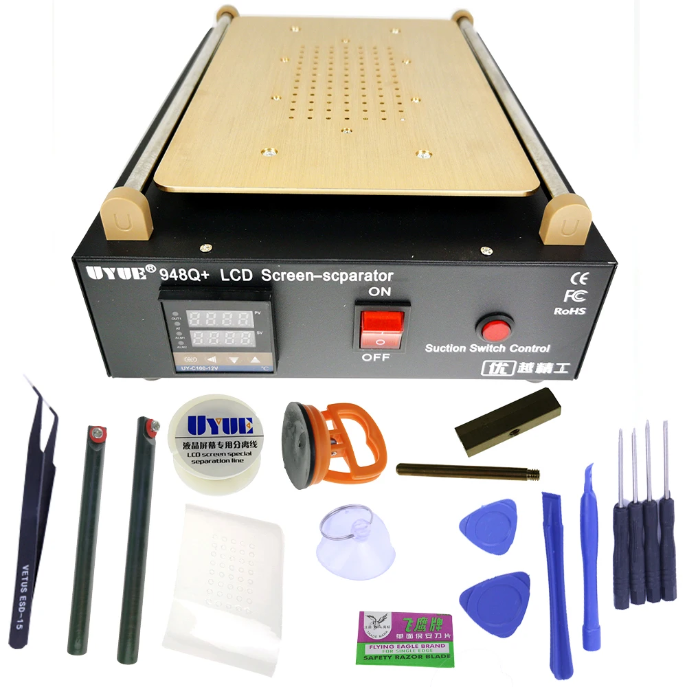 11 дюймовый ЖК-сепаратор сенсорный экран Восстановленный ремонт UYUE 948Q +