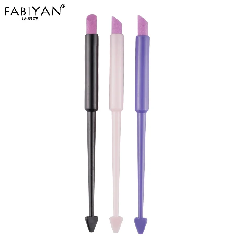 Черная ручка дизайн ногтей файл кутикулы толкатель для удаления Кварцевый