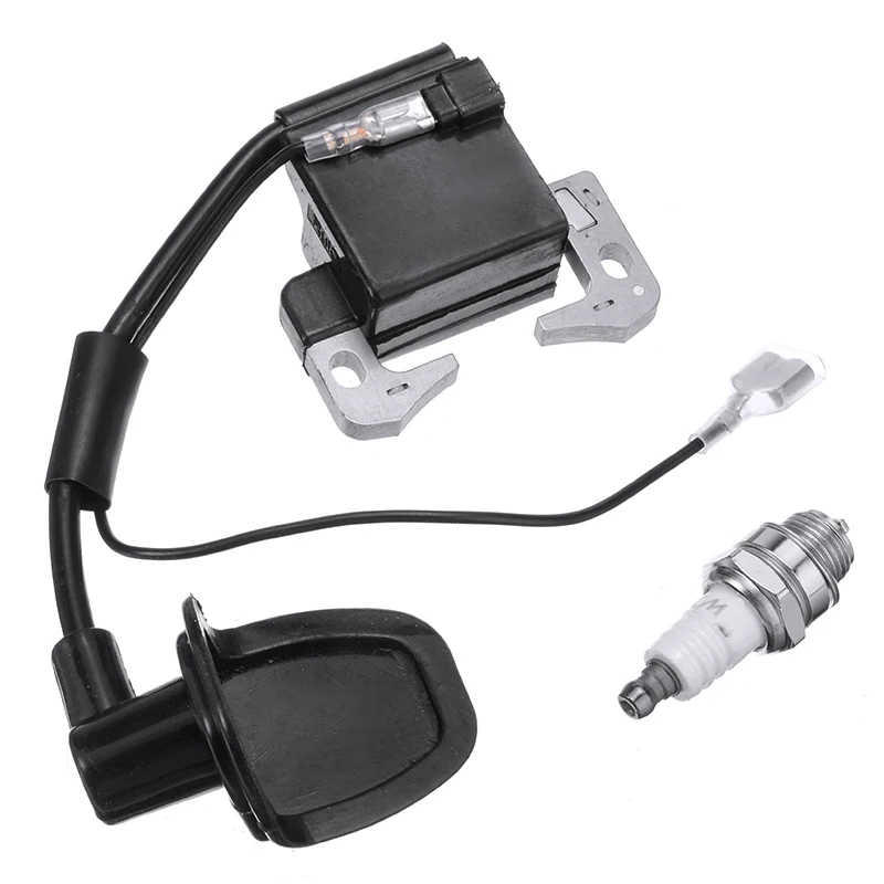 

Комплект свечей зажигания с катушкой зажигания Power 45cc-49cc, для велосипеда-грязи, квадроцикла, мини-мотоцикла, квадроцикла, универсальная Свеча зажигания