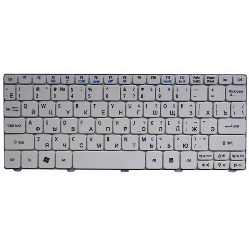 Клавиатура YALUZU для ноутбука ACER D255 D256 D257 EM350 N55C ZH9 ZE6 ONE 522 533G AO532h 532H 532 AO522 русская |
