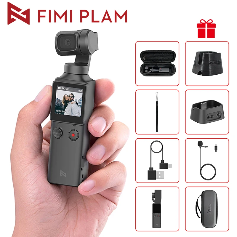 Ручной Стабилизатор FIMI PALM 4K HD 3-осевой шарнирный стабилизатор для камеры чехол