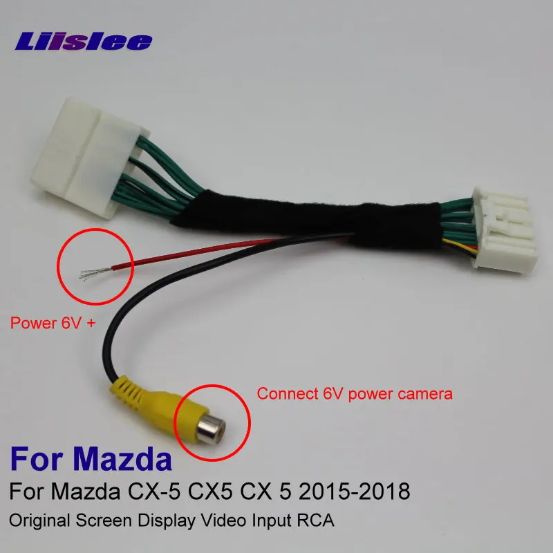 28 контактов RCA разъем адаптера провода кабель для Mazda CX 5 CX5 2015 2018 камера заднего