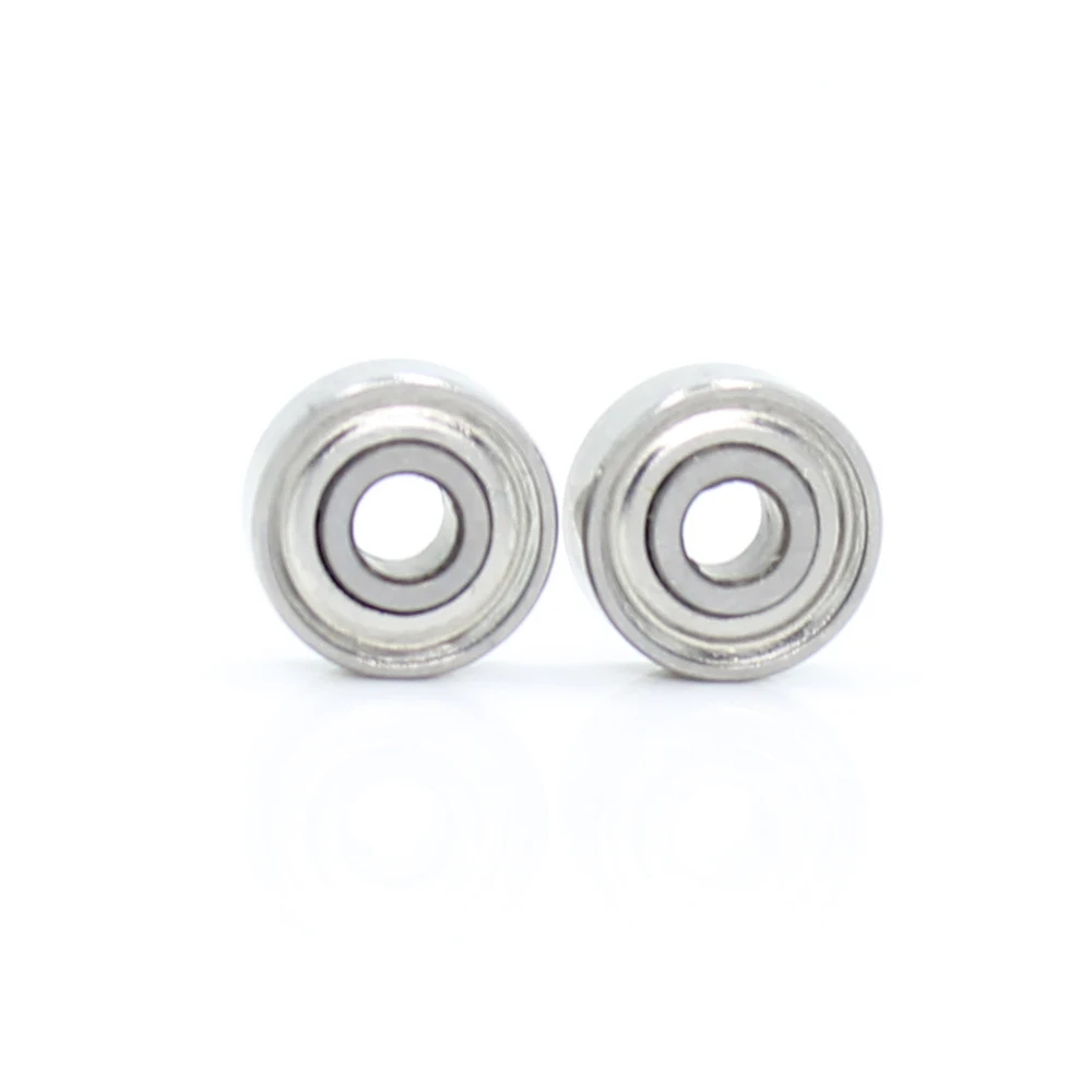 R2ZZ подшипниковый ABEC 1 (10 шт.) 1/8 &quotx3/8&quot x5/32 &quotдюйм миниатюрный R2 zz Шариковые