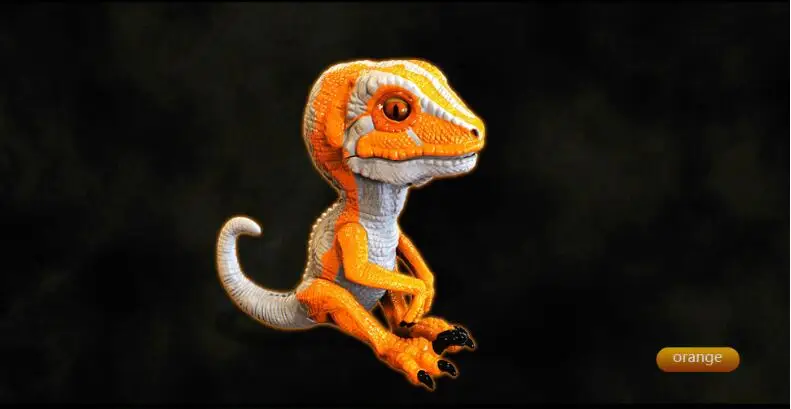 Креативная Velociraptor фигурка, Электрический динозавр, домашние животные, игрушка для кончика пальца динозавра, Умная игрушка, электронный питомец, модель динозавра