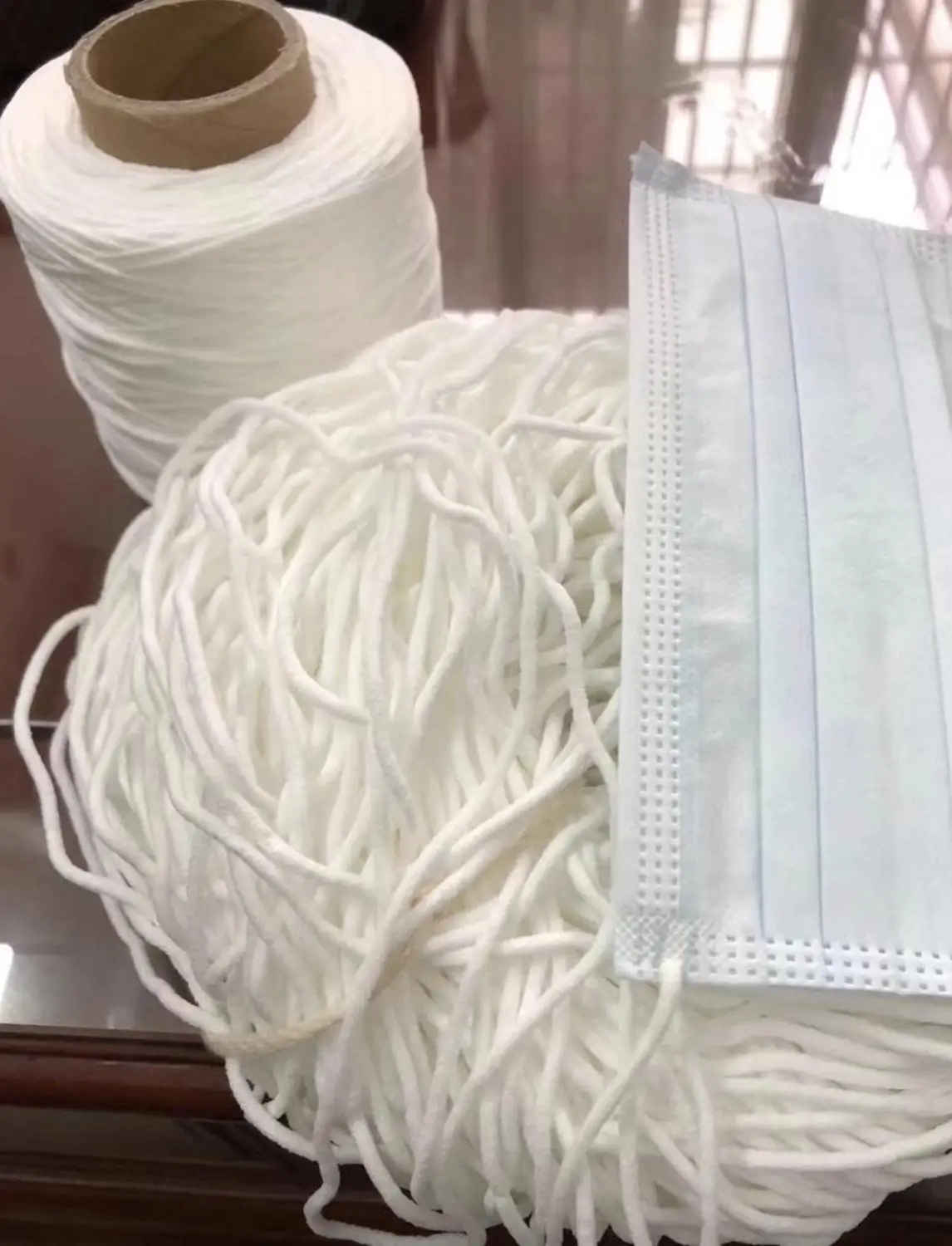 100m/1000m Round/Flat Elastic Band Rubber 3mm Elasticity Strap Face Mask Rope for | Дом и сад