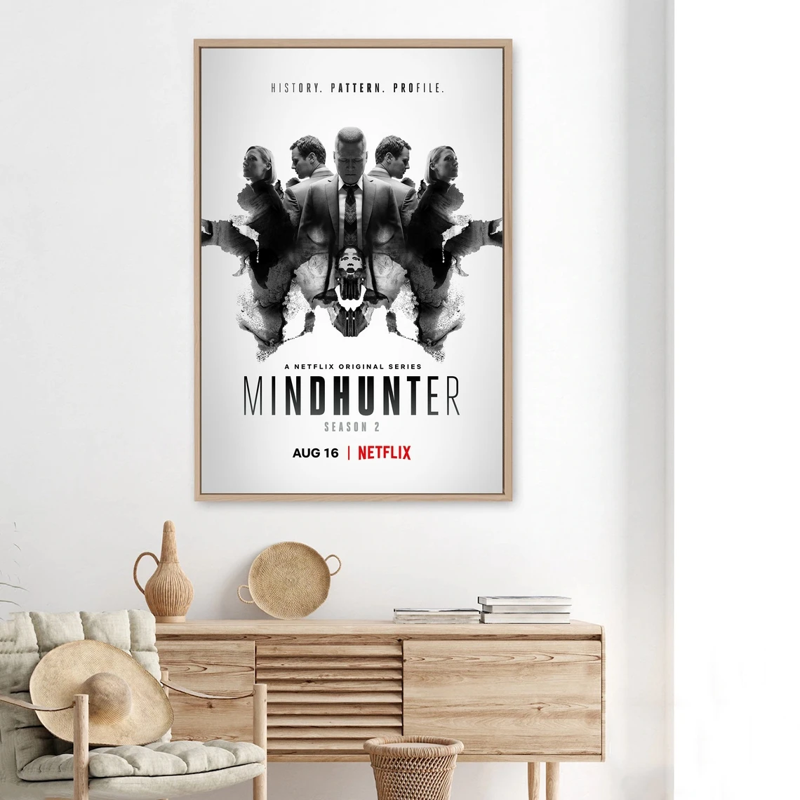 

2017 Mindhunter-постер для ТВ-сериала, настенная живопись, украшение для дома (без рамки)