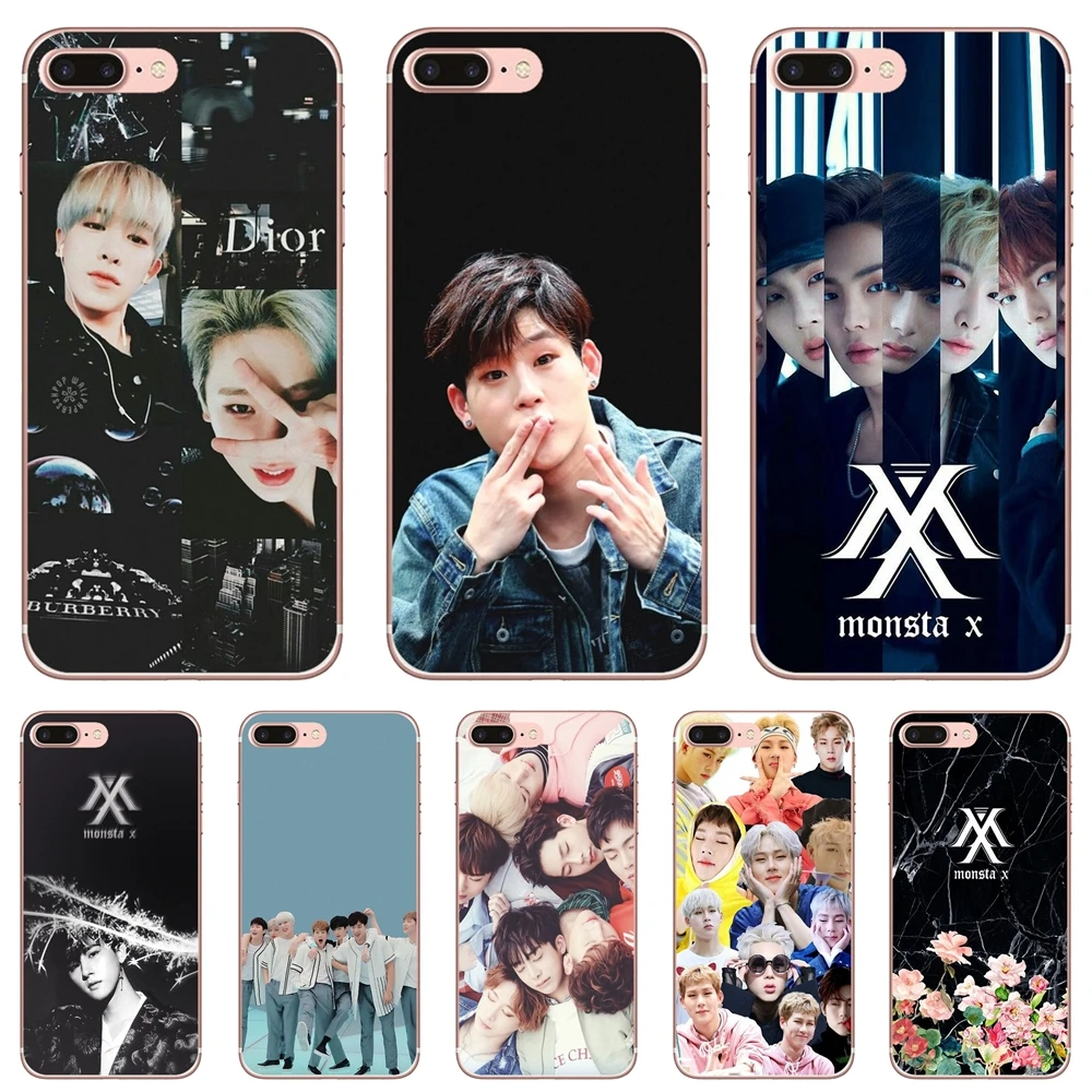 Силиконовый чехол для iPhone 10 11 12 13 Mini Pro 4S SE 5C 6 6S 7 8 X XR XS Plus Max 2020 Monsta KPOP Boy Group - купить
