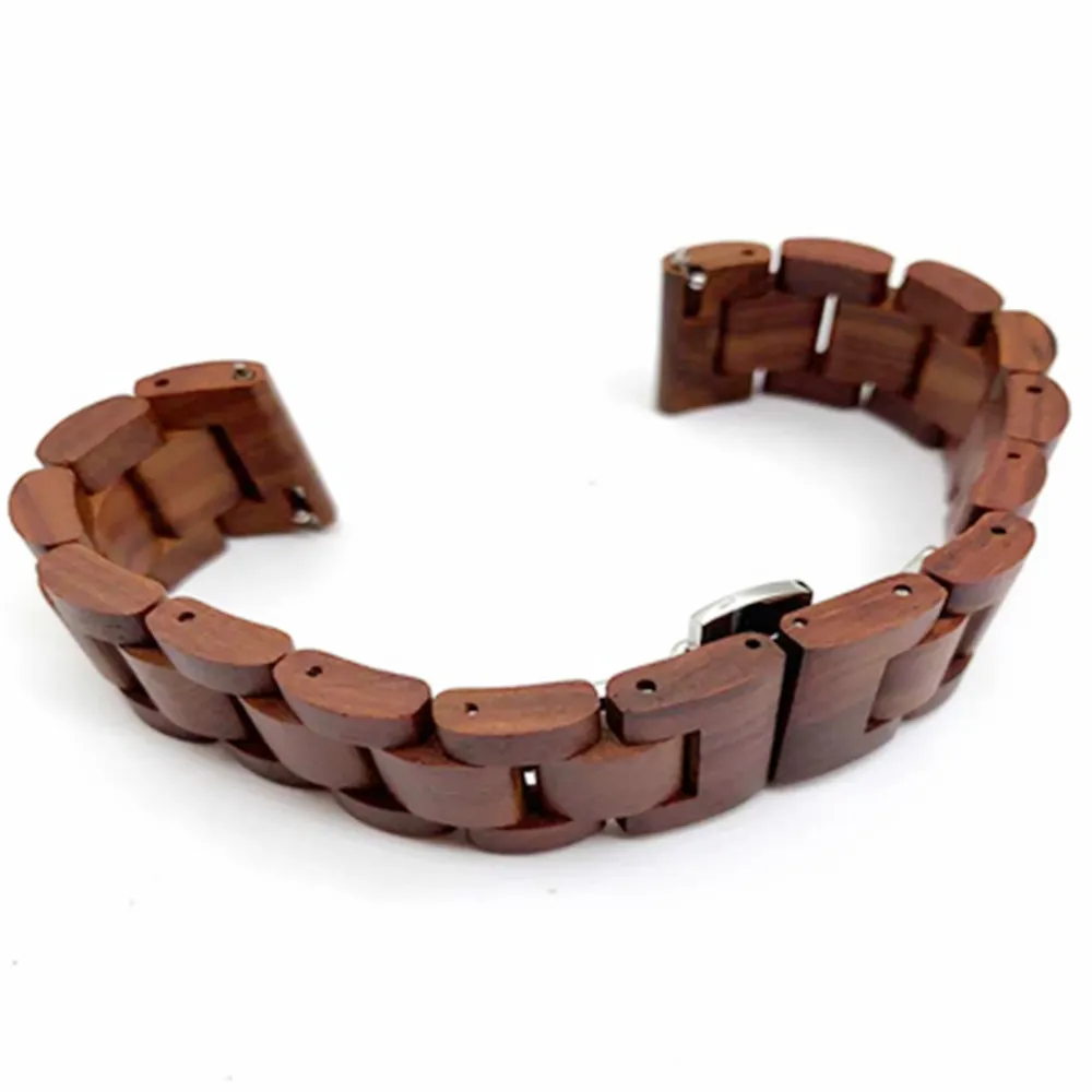 Натуральное дерево часы браслет для наручных часов Apple Watch 5 4 3 серии 38/42 40/44 мм