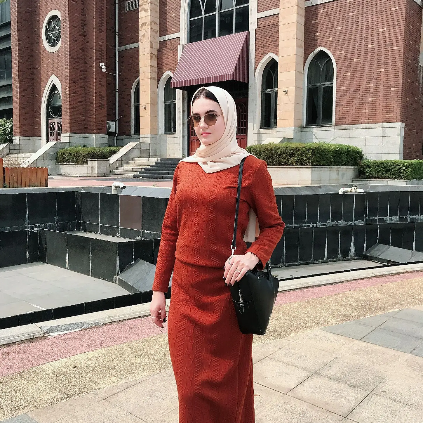 Женский комплект из 2 предметов с длинной юбкой и Дубай Женская юбка-абайя